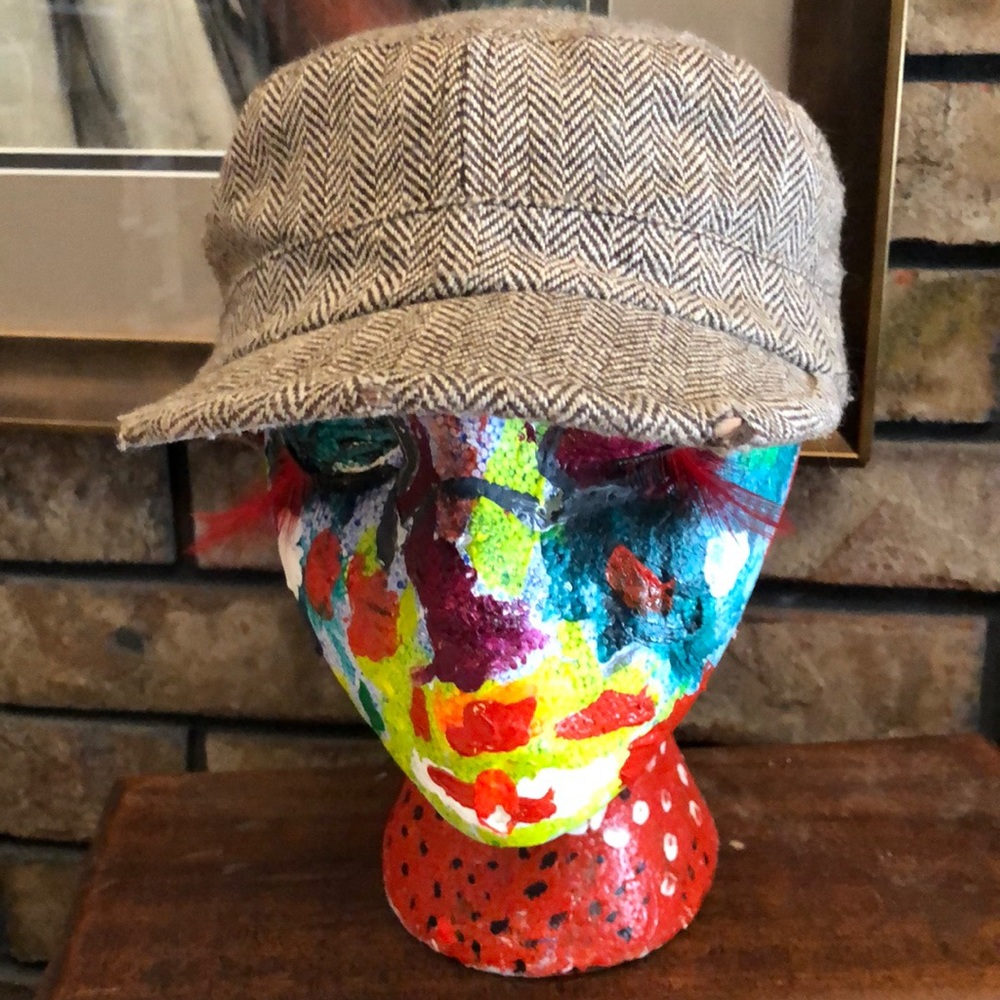 Vintage D&Y houndstooth cap